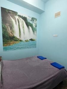 Voodi või voodid majutusasutuse Kataryn Hostel toas