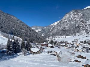 Chalet Falcon - Luxury Swiss Retreat with Hot-Tub v zimě