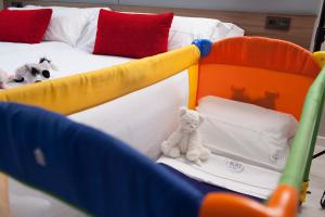 Postel nebo postele na pokoji v ubytování Hotel K10