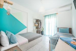 Postel nebo postele na pokoji v ubytování Hotel Astro