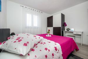 Łóżko lub łóżka w pokoju w obiekcie Casa Marin