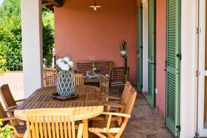 Patio alebo iná vonkajšia časť ubytovania AntiquaeLunae Casali