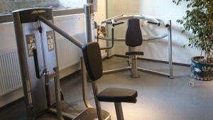 Fitness centrum a/nebo fitness zařízení v ubytování Das Eckert - Lifestyle Design Hotel & Fine Dining bei Basel (Grenzach)
