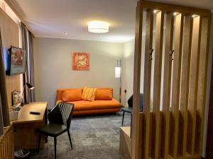 Gasthof Pension Renate Krupik的休息区