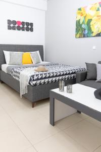 Posteľ alebo postele v izbe v ubytovaní K6 Fashion Sparta Apartment