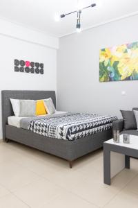 Posteľ alebo postele v izbe v ubytovaní K6 Fashion Sparta Apartment