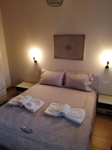 Postel nebo postele na pokoji v ubytování Kali Luxury Apartments -Garden-Gold-