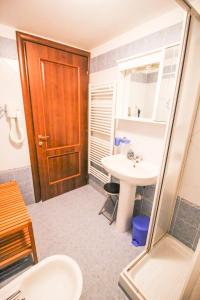 Koupelna v ubytování Residence Aquila - Bilo Zerbion
