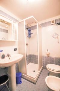 Koupelna v ubytování Residence Aquila - Bilo Zerbion