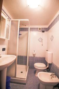 Koupelna v ubytování Residence Aquila - Bilo Zerbion