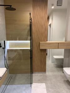 Kúpeľňa v ubytovaní Osada Szczyrk - prywatna sauna&jacuzzi