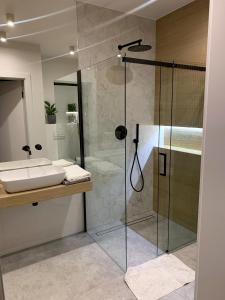 Kúpeľňa v ubytovaní Osada Szczyrk - prywatna sauna&jacuzzi