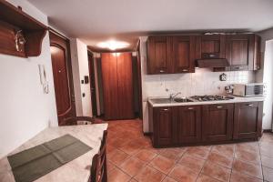 Nhà bếp/bếp nhỏ tại Residence Aquila - Mono Punta Valnera