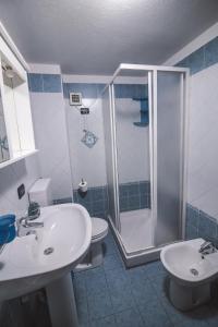 Koupelna v ubytování Residence Aquila - Bilo Punta Valfredda