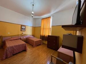 TV a/nebo společenská místnost v ubytování Hotel Isabel