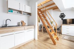 Kuchyňa alebo kuchynka v ubytovaní Apartamenty u Nosa + 34 fotografií