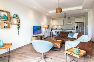 Eldhús eða eldhúskrókur á Casa Blue Breeze