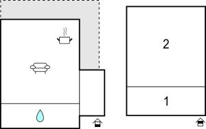 Plán poschodí v ubytovaní Ferienhaus In Untertilliach