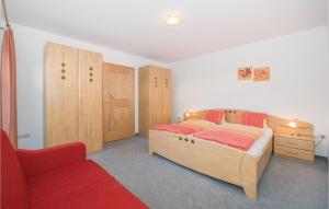 Postel nebo postele na pokoji v ubytování Ferienwohnung Mit Gebietspano, + 5 fotografií