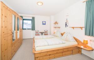 Postel nebo postele na pokoji v ubytování Ferienwohnung Mit Gebietspano,