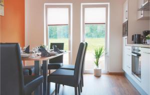 Küche/Küchenzeile in der Unterkunft Ferienhaus 1 Wolfschlucht