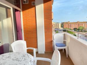 Balkón nebo terasa v ubytování Lloret Fenals Apartment Antilles