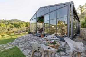 Nespecifikovaný výhled na hory nebo výhled na hory při pohledu z bed and breakfast