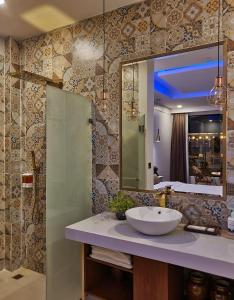 Ett badrum på The Peace House - Siem Reap