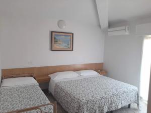 Posteľ alebo postele v izbe v ubytovaní Hotel Amalfi