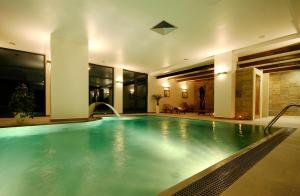 Πισίνα στο ή κοντά στο Dom na Skale - Apartamenty w Bieszczadach nad Soliną