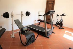 Posilňovňa alebo fitness centrum v ubytovaní Appartamenti Ferrari Residence
