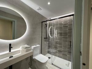 Koupelna v ubytování Hotel Noy