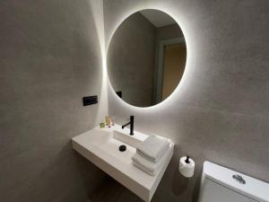 Koupelna v ubytování Hotel Noy