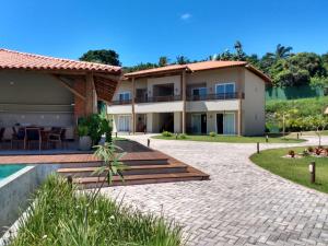 Casa con patio y piscina en Casa em Condomínio Gamboa - Morro de São Paulo Ba, en Cayru