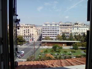 a view from a window of a city with buildings at 3P Masséna Old Nice last stage in Nice