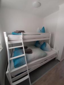 Postel nebo postele na pokoji v ubytování Der perfekte Ausgangspunkt