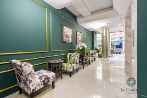 Posezení v ubytování La Casona Hotel