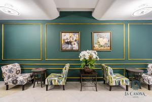 Posezení v ubytování La Casona Hotel