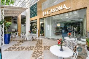 Restaurace v ubytování La Casona Hotel