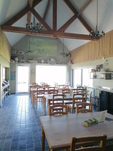 Kuchyň nebo kuchyňský kout v ubytování B&B Hoeve de Schapenkop