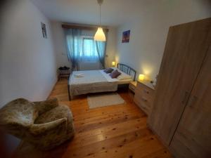 Кровать или кровати в номере House for rest and fun JEKA