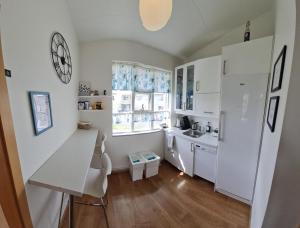 Köök või kööginurk majutusasutuses Höfn Guesthouse