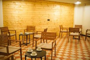 Zona d'estar a Suatis Resort Kazbegi