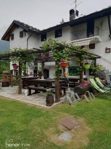 Zahrada ubytování Ranch Dei Salassi del Suc