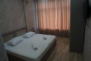 Postel nebo postele na pokoji v ubytování Tskaltubo Hotel Terrace