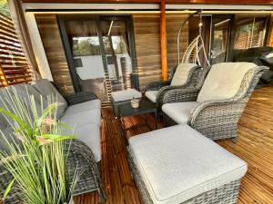 Posezení v ubytování Mobile Home Karlo