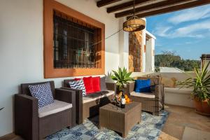 Et opholdsområde på Villa Cana Clara + 26 billeder