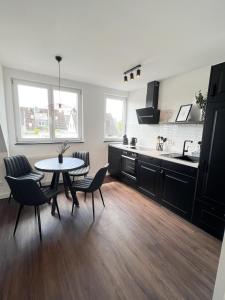 Kuchyň nebo kuchyňský kout v ubytování Dyke Appartements