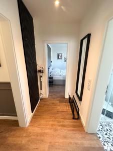 Postel nebo postele na pokoji v ubytování Dyke Appartements