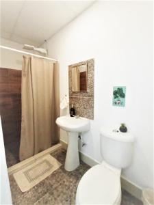 A bathroom at La Maja Suites